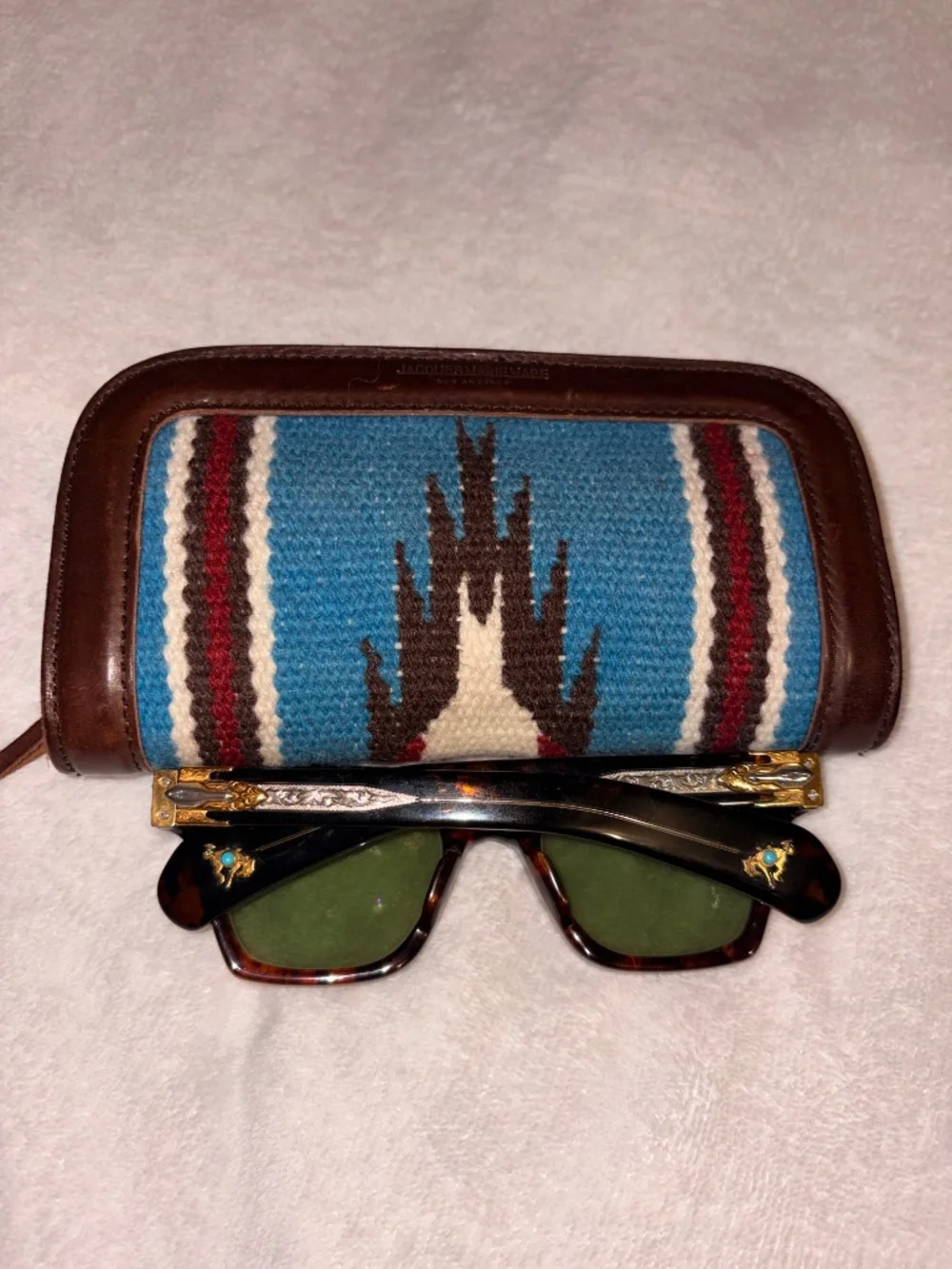 Jacques Marie Mage STERETT Last Frontier IV Argyle Sunglasses